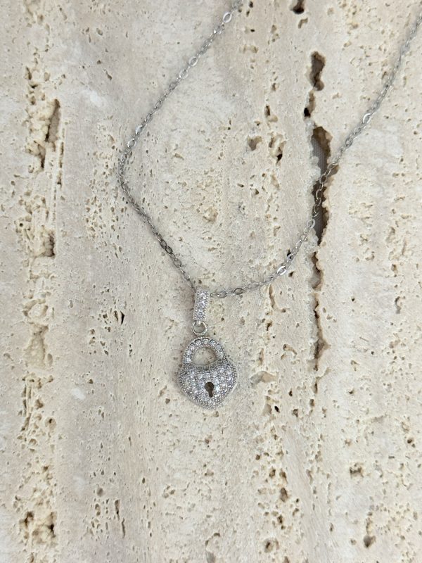 ⁦שרשרת לב מנעול⁩ – תמונה ⁦3⁩