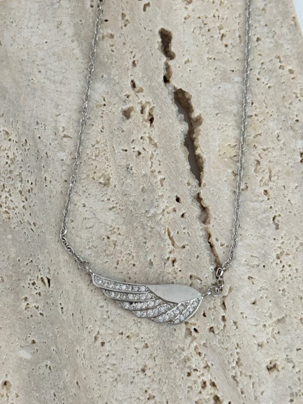 ⁦שרשרת כנף משובצת⁩ – תמונה ⁦3⁩